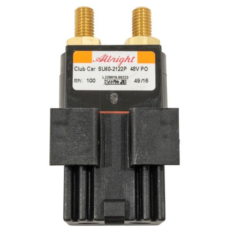 Club Car Precedent 48V Slot Mount Solenoid With No Diode (Years 2015-Up) PN# 17-250