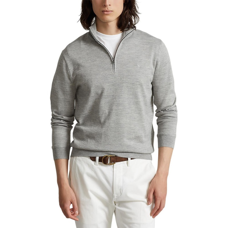 Polo Golf Ralph Lauren Half Zip Knit – Andover Heather