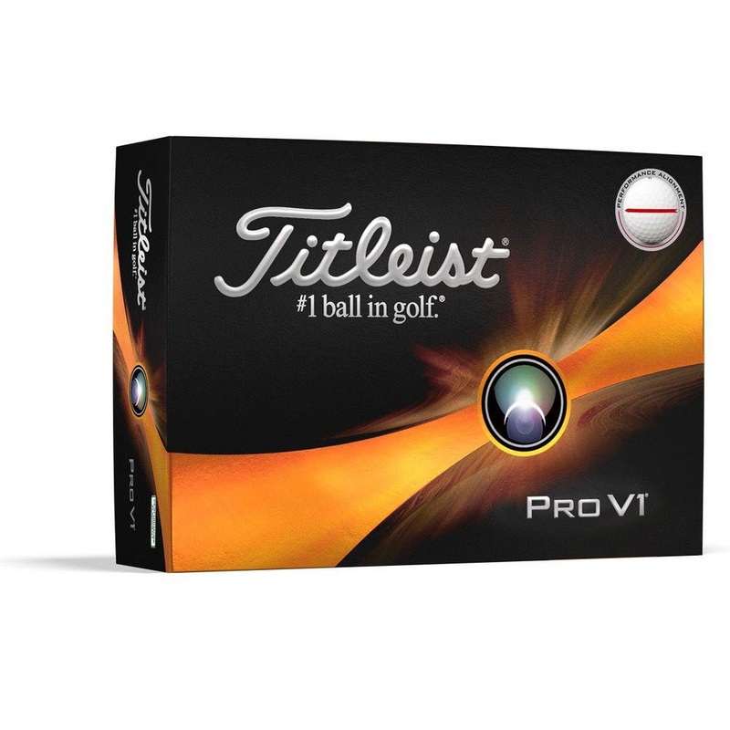 Titleist Pro V1 Performance Alignment Golf Balls – Red – 2023 – Prior Generation