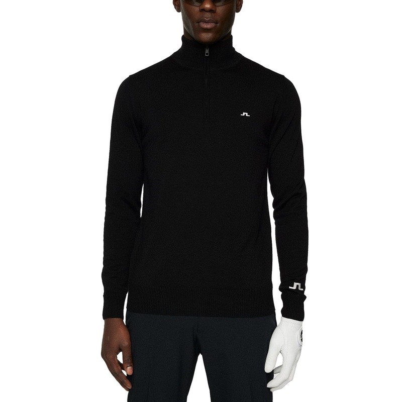 J.Lindeberg Kian Knitted Sweater – Black