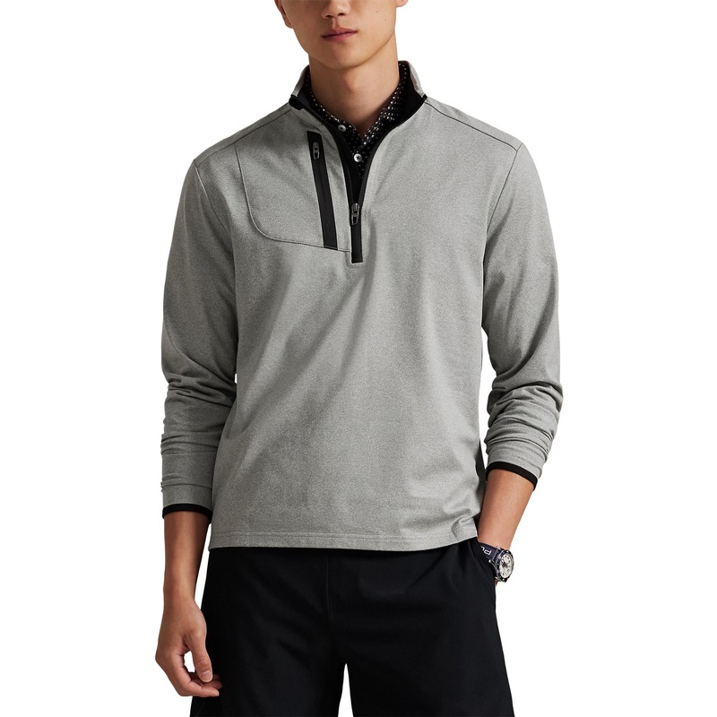 RLX Ralph Lauren Lux Perf Half Zip Pullover – Andover Heather