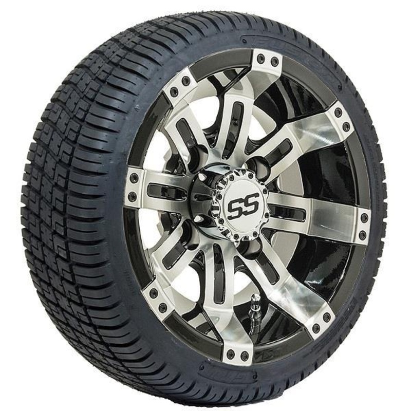 Set of (4) 10 GTW Tempest Wheels Mounted on GTW Street Tires PN# A19-224