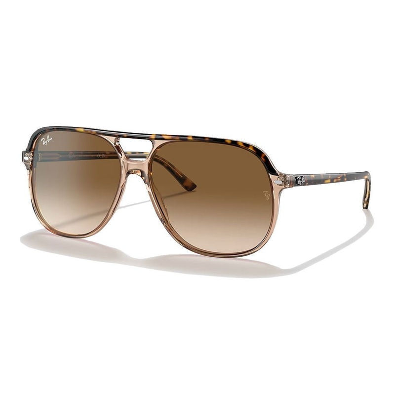 Ray-Ban Bill – Polished Havana on Transparent Brown/Light Brown