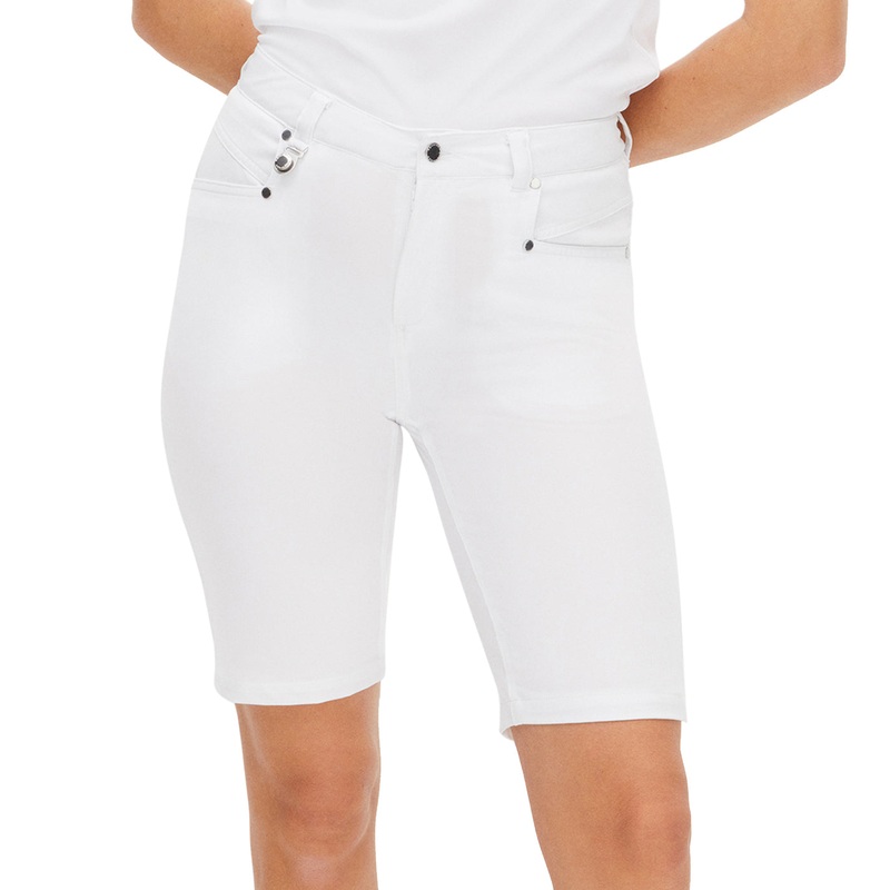 Rohnisch Women’s Chie Bermuda Golf Shorts – White