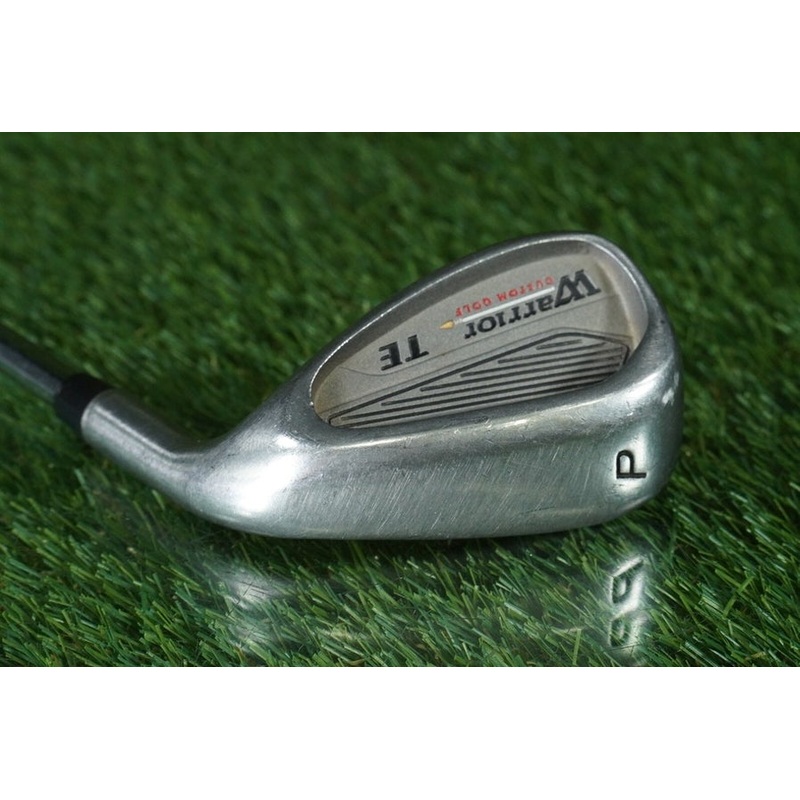 WARRIOR CUSTOM GOLF TE PITCHING WEDGE STEEL RH, RED GRIP ~ L@@K!!