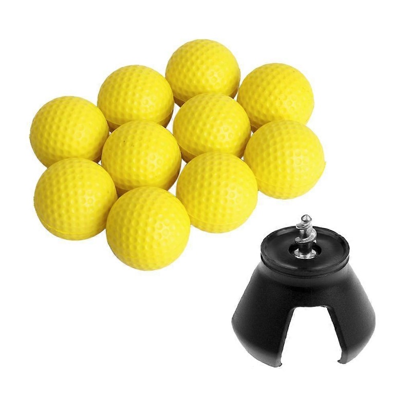10pcs PU Golf Ball Foam Practice Balls + Golf Ball Pick Up