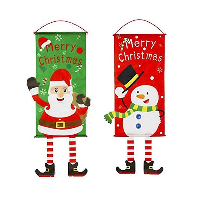Christmas Yard Flag, Premium Colorfast Dye Oxford Fabric, Weatherproof Non-Fray Decor, Suitable For Any Christmas Event Indoors Or Outdoors