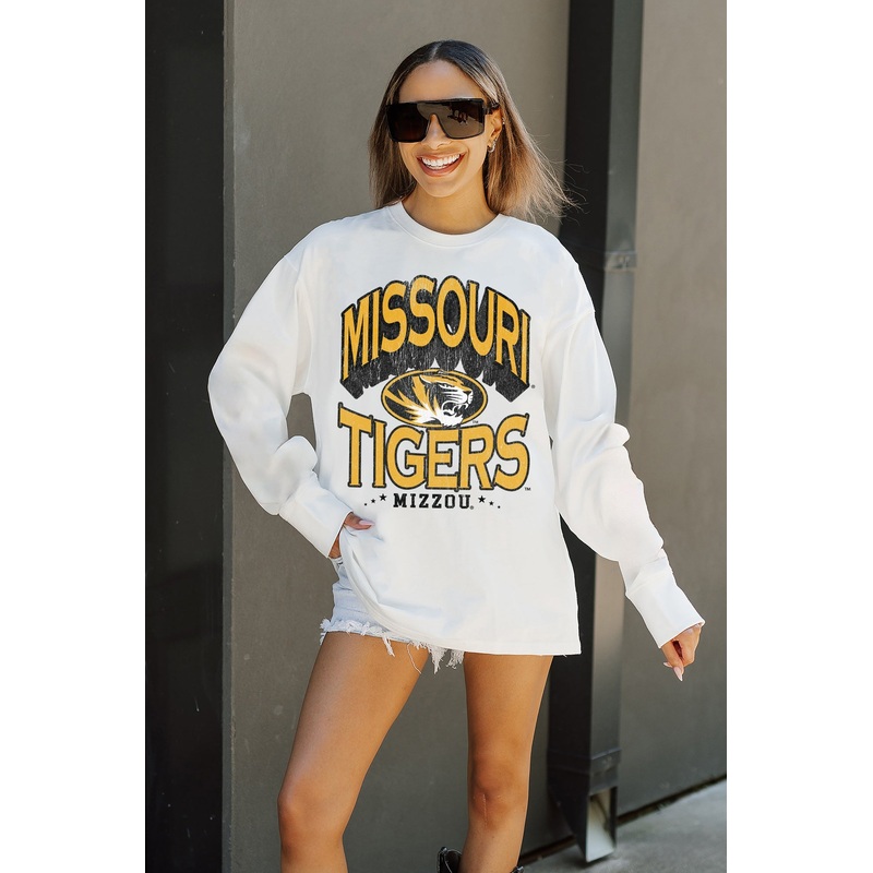 MISSOURI TIGERS Time Out Oversized Long-Sleeve Tee