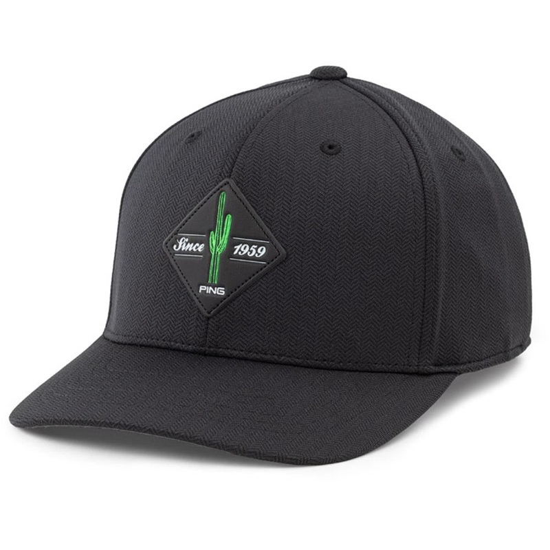 Ping Cactus Patch Hat|Black|White|Light Grey