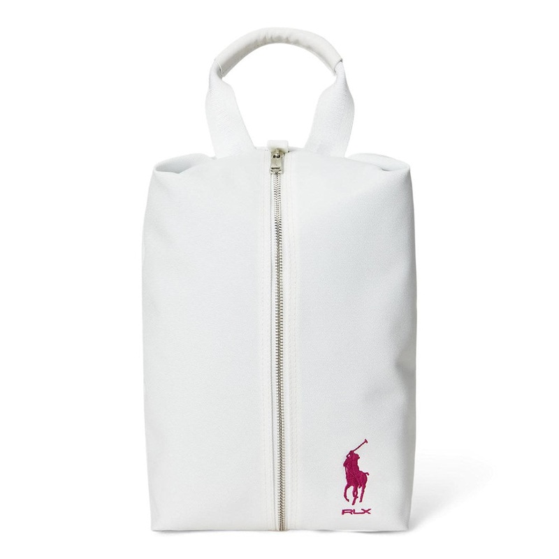 RLX Ralph Lauren Women’s Big Pony Shoe Bag – Ceramic White