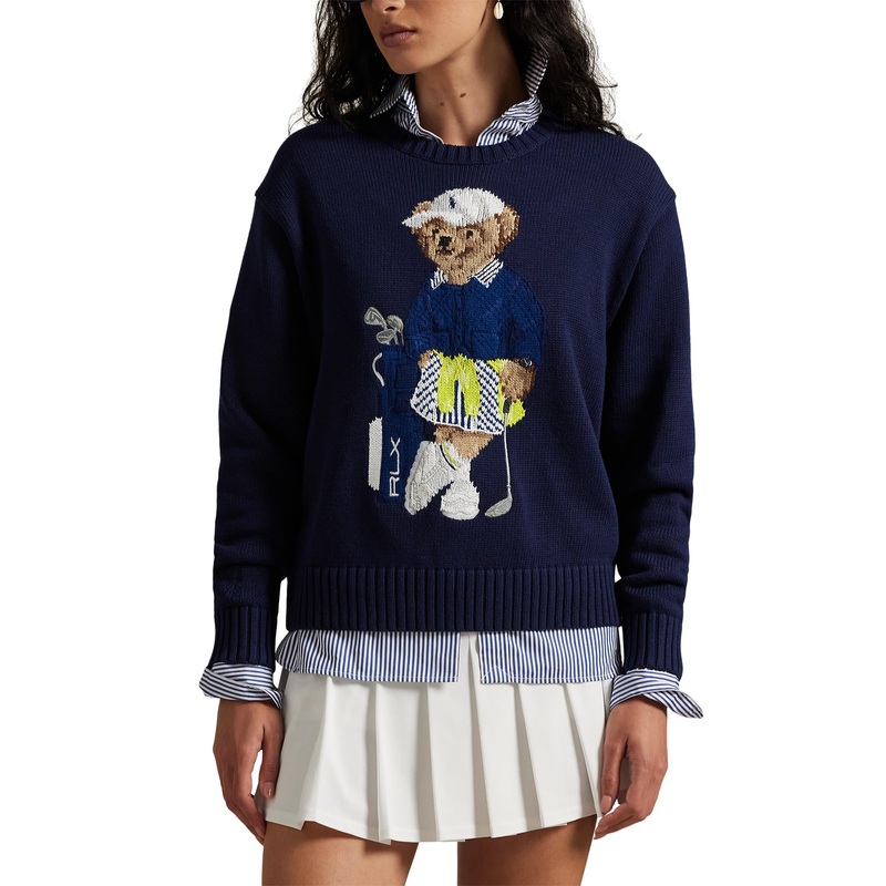 RLX Ralph Lauren Women’s Polo Bear Knit – Refined Navy