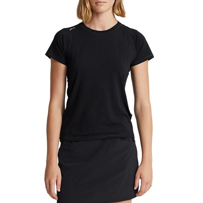 RLX Ralph Lauren Women’s Stretch Crew Tee – Polo Black