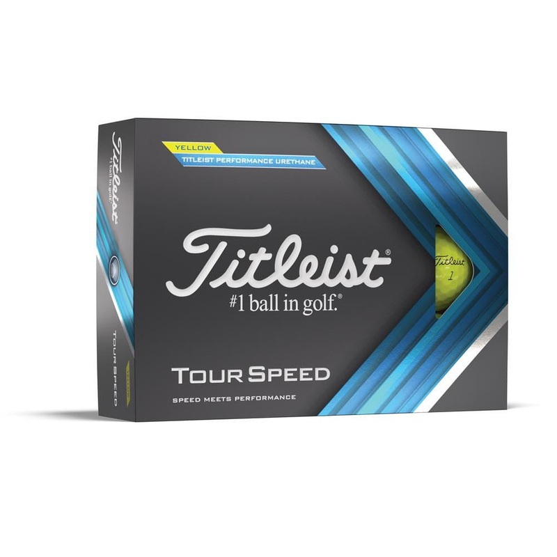 Titleist Tour Speed Golf Balls – Yellow – 2022