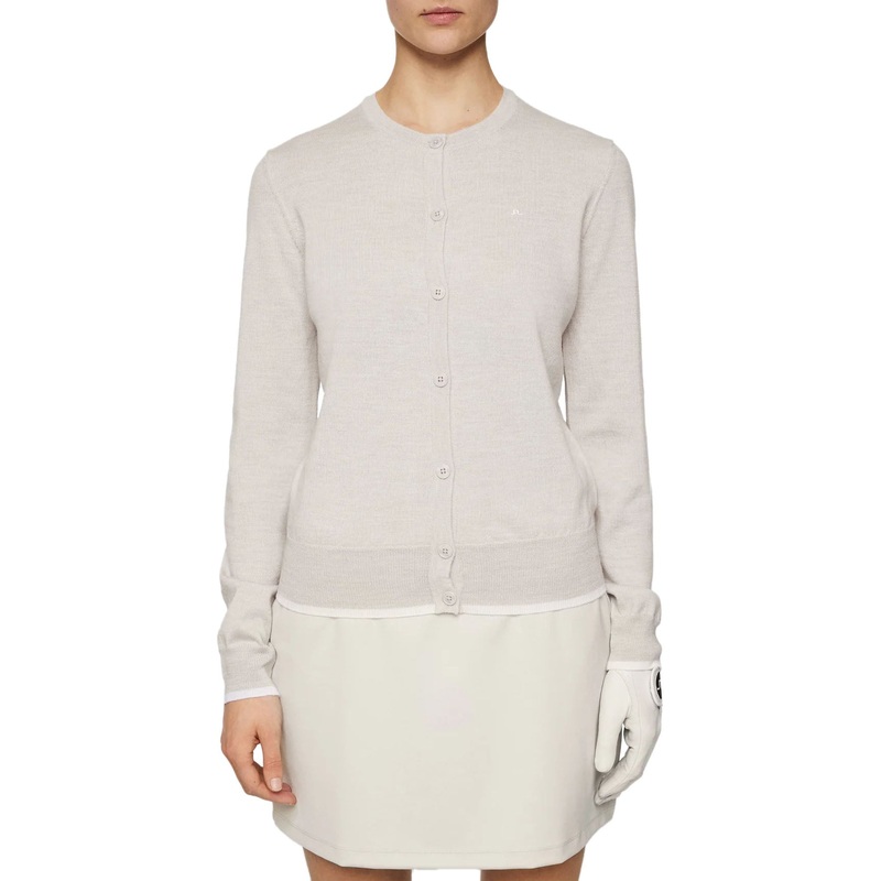 J.Lindeberg Women’s Joanna Knitted Cardigan – Moonbeam