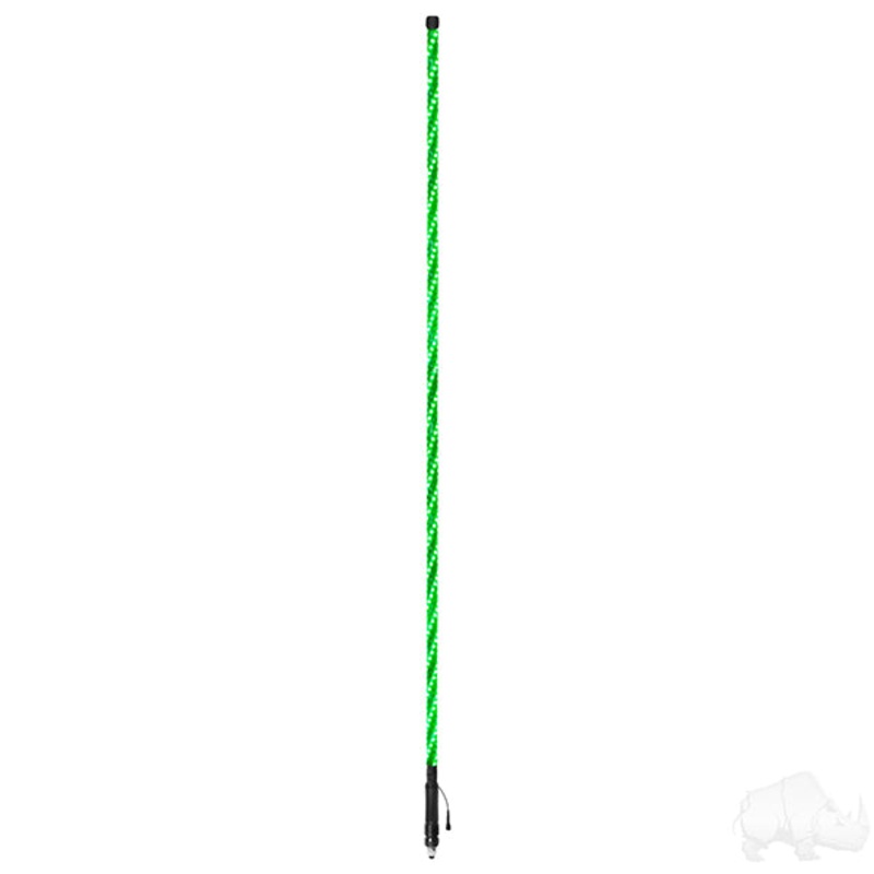 LED Whip Light Stick, 6′ RGB Wrapped with Remote Control Color PN# LGT-029