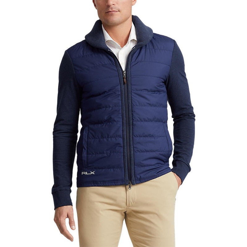 RLX Ralph Lauren Full Zip Fine Gauge Terry Jacket – Medieval Blue Heather