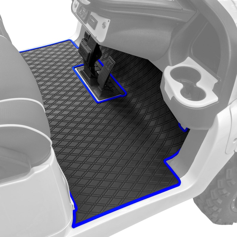Xtreme Floor Mats for Club Car Precedent / Onward / Tempo / Villager & V4L – Black/Blue PN# 03-173