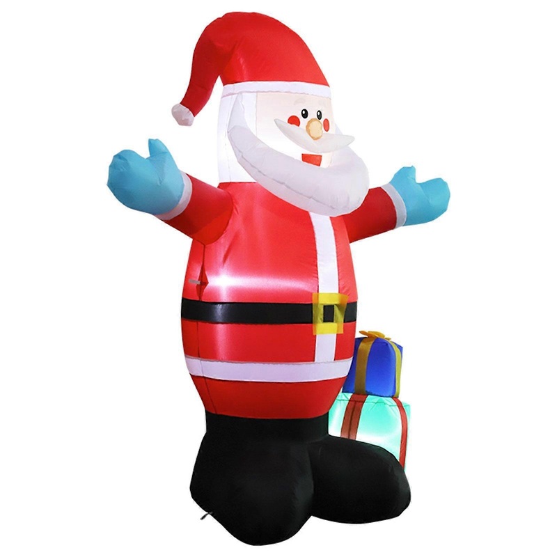 Christmas Inflatable Santa Props Xmas Decor for Yard Backyard Outdoor Indoor
