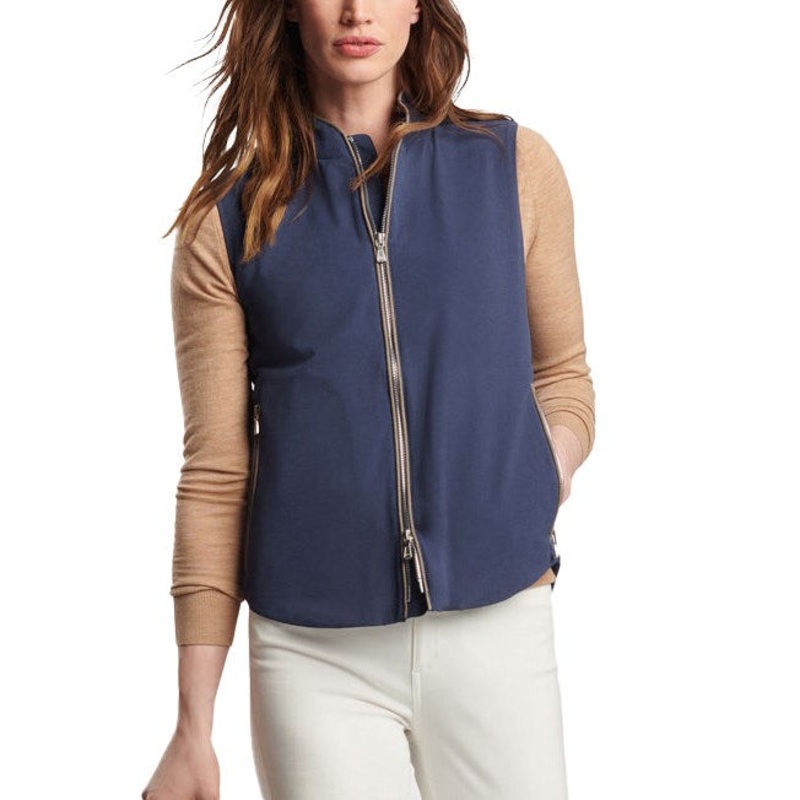 Peter Millar Women’s Surge Full Zip Golf Vest – Navy