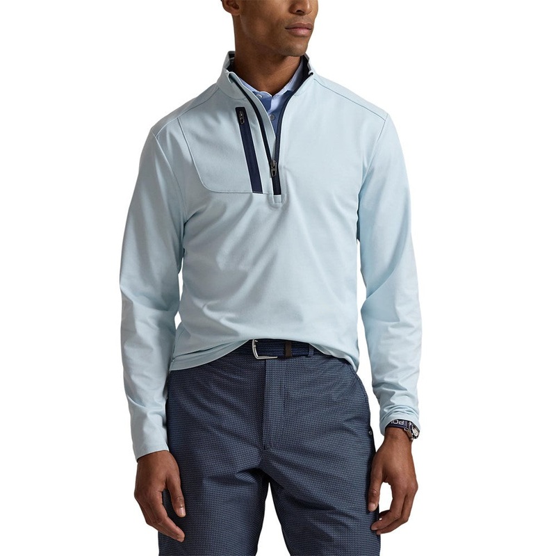 RLX Ralph Lauren Lux Perf Half Zip Pullover – Summer Aqua
