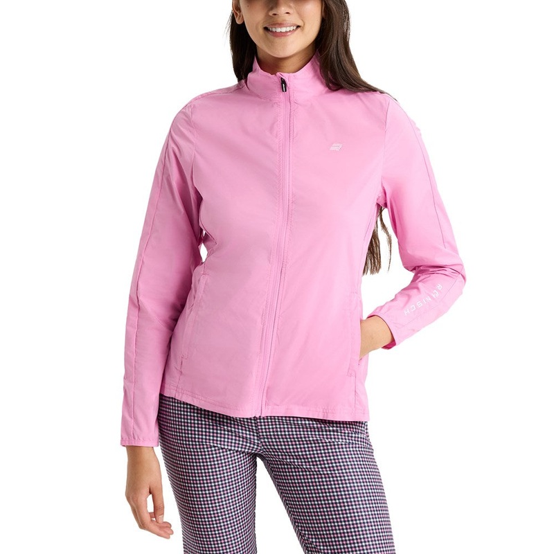 Rohnisch Women’s Packable Ultralight Golf Jacket – Fuchsia Pink