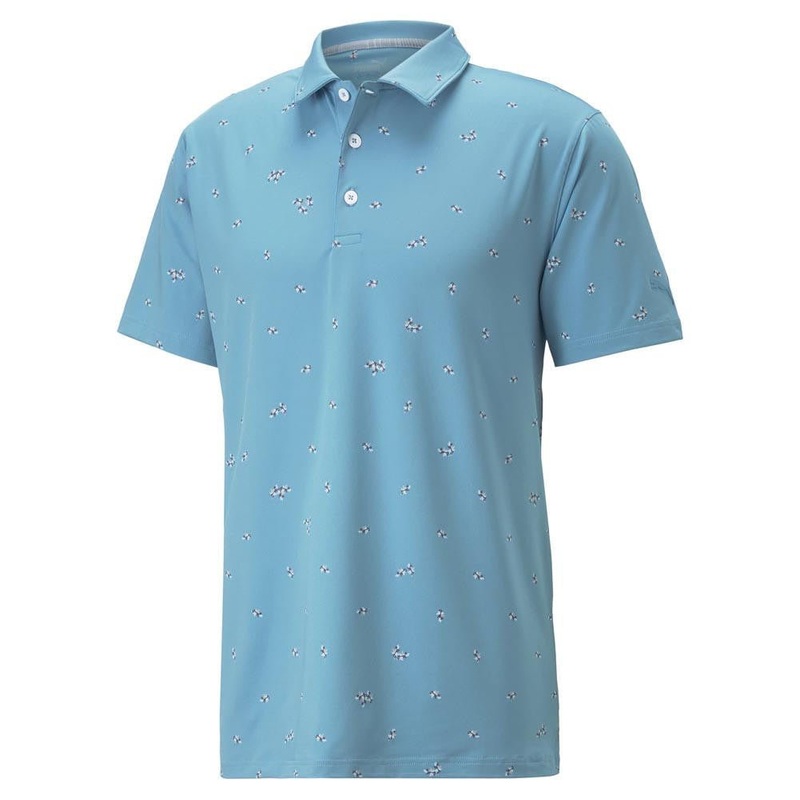 Puma Mattr Foliage Polo|White Dusty Aqua|Purple Charcoal Dusty Aqua|Dusty Aqua Purple Charcoal|X-Large|XXX-Large|XX-Large|Large|Medium|Small