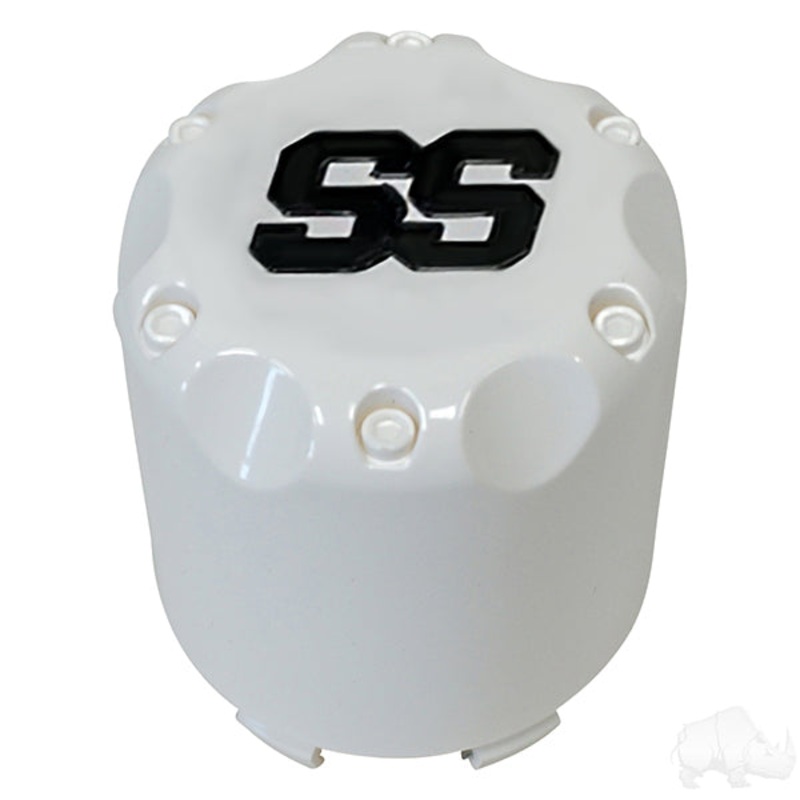 Center Cap, White with Black SS PN# TIR-SS001-WB