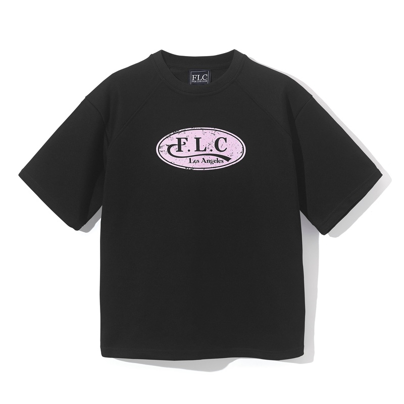 [FLC] CRACK HALF SWEATSHIRTS|Black|White|S|M|L