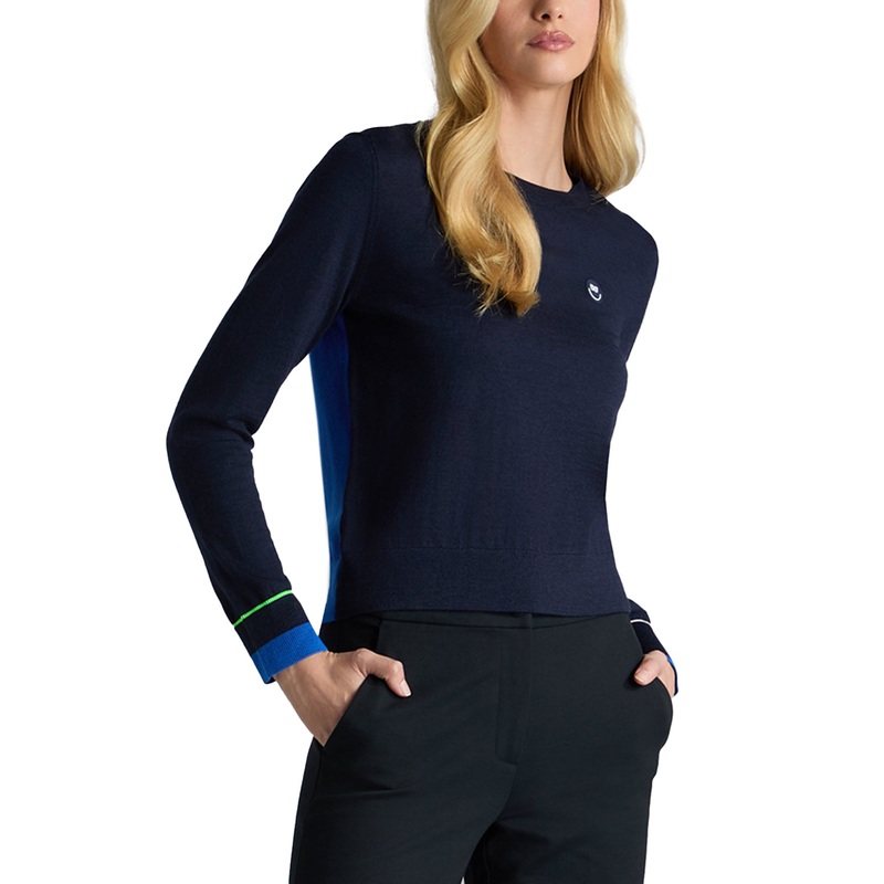 G/Fore Women’s Happy G’s Merino Wool Golf Sweater – Twilight