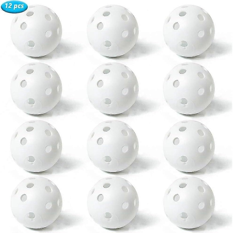 Golf Practice Ball 42mm Air Fluid, Plastic Balls for Course–