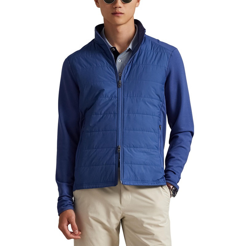 RLX Ralph Lauren Performance Cool Wool Full Zip Golf Jacket – Old Royal
