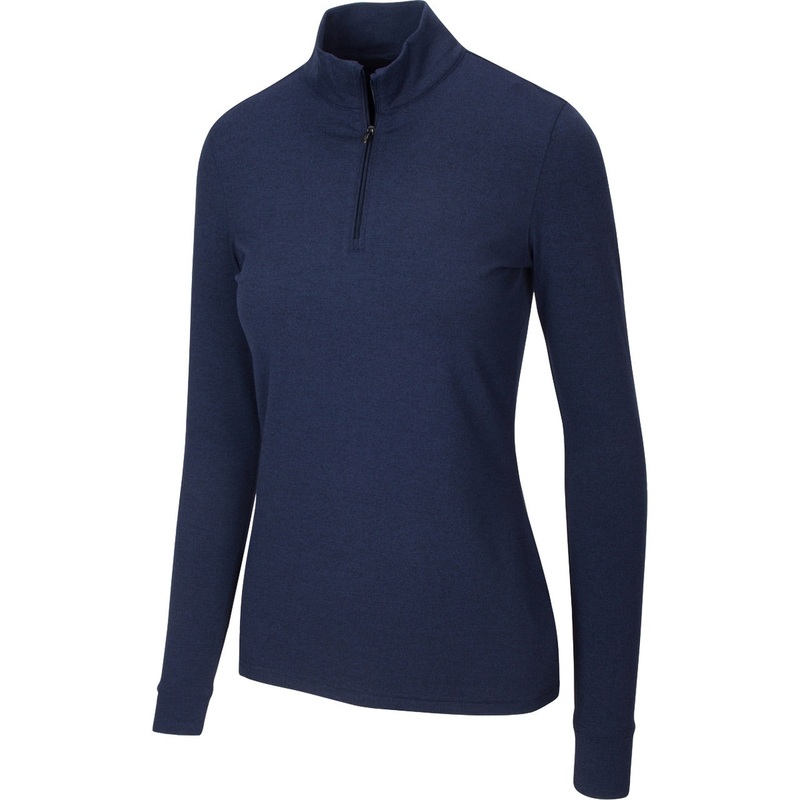 Greg Norman Women’s Heathered Comfort Stretch 1/4 Zip Pullover 2021