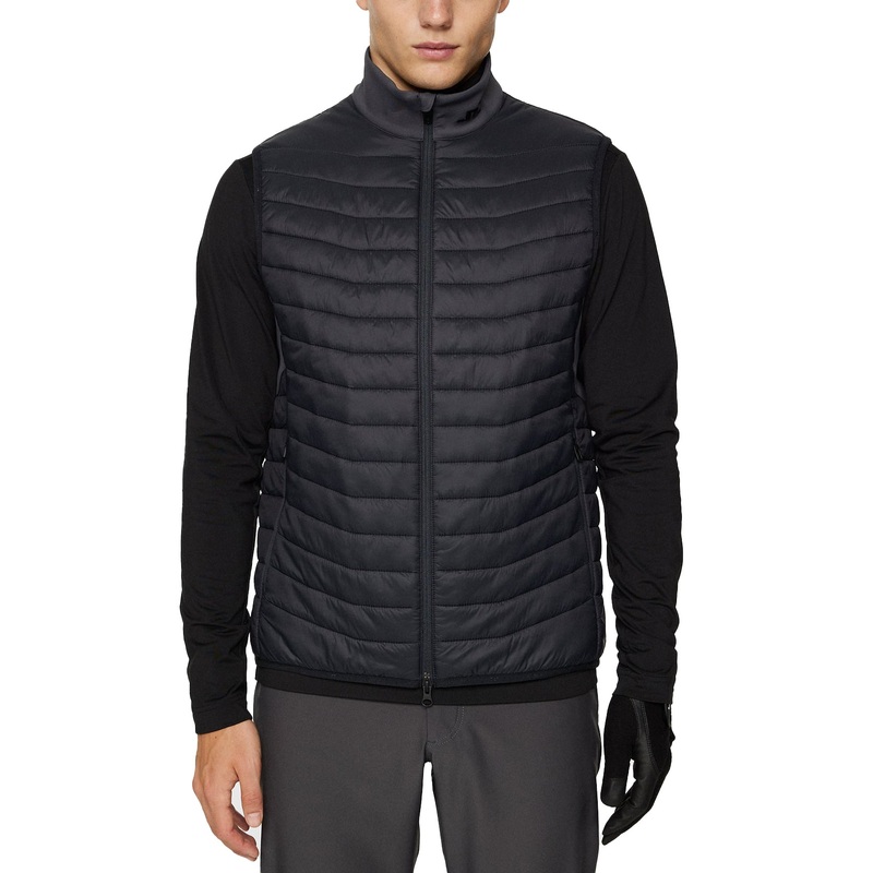 J.Lindeberg Holden Quilt Hybrid Golf Vest – Asphalt