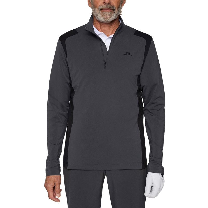 J.Lindeberg Lukas Quarter Zip Golf Mid-Layer – Asphalt