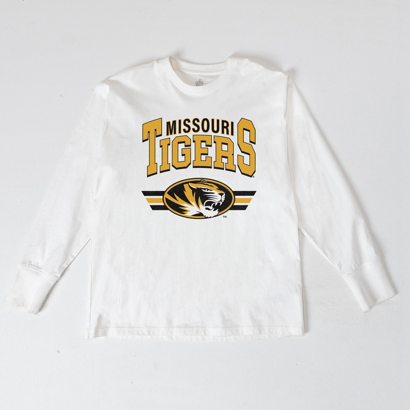 MISSOURI TIGERS SWIFT STRIKE ESSENTIAL RELAXED FIT LONG SLEEVE TEE