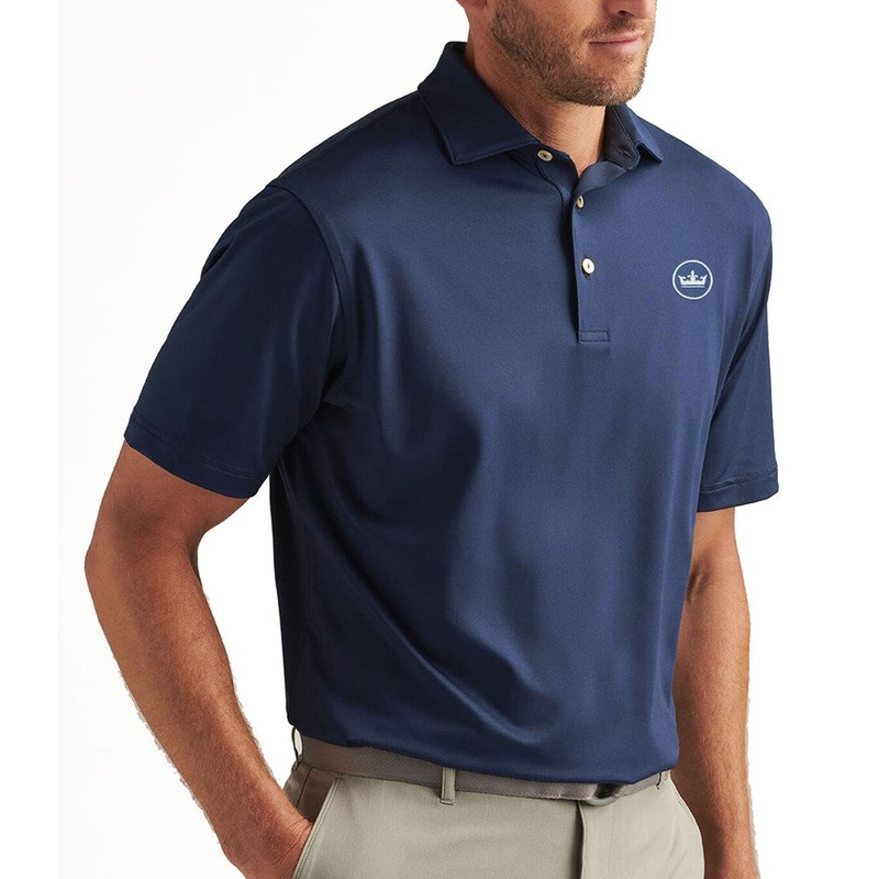 Peter Millar Performance Stretch Jersey Golf Shirt – Navy
