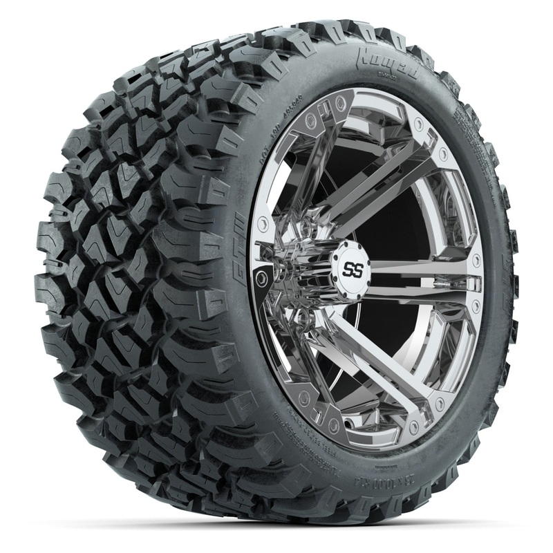 Set of (4) 14 in GTW Specter Wheels with 23×10-14 GTW Nomad All-Terrain Tires PN# A19-485