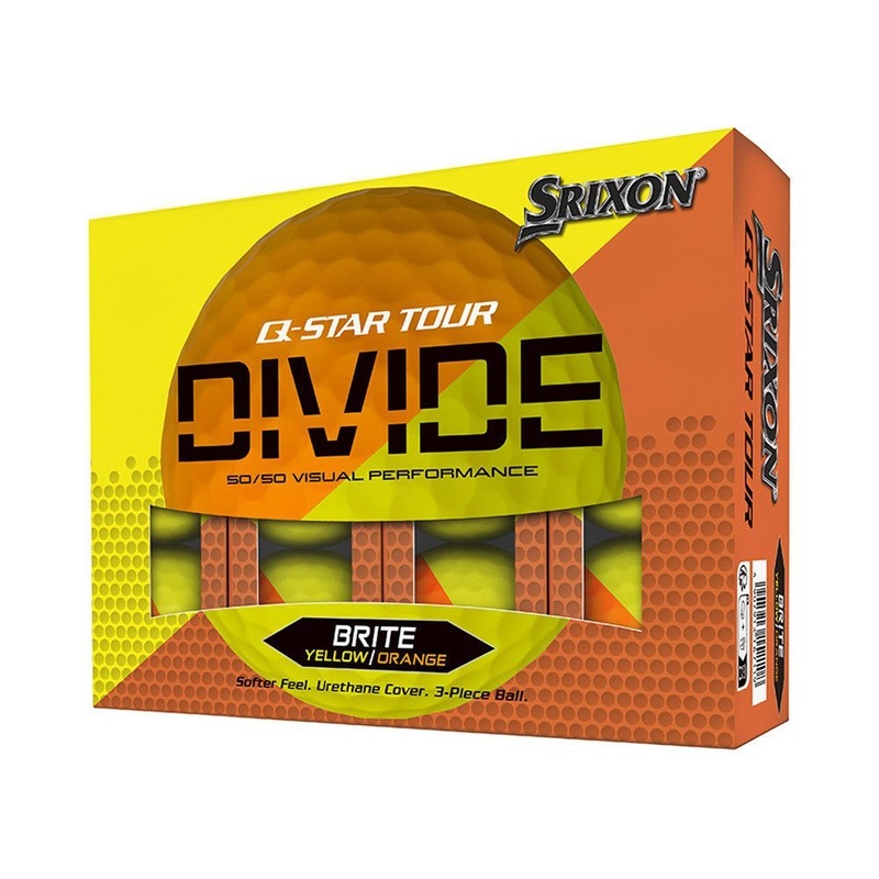 Srixon Q-Star Tour Divide Golf Balls – Orange – 2024