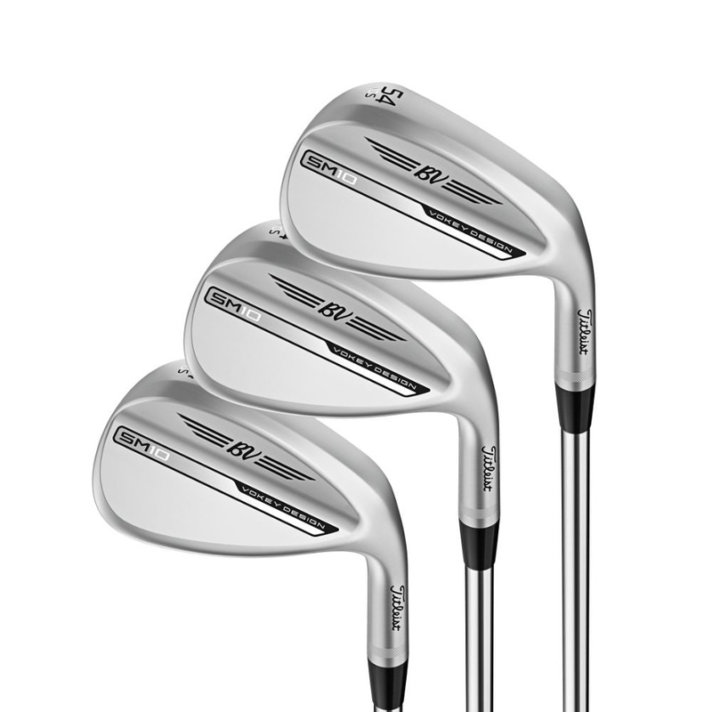 Titleist Vokey SM10 Tour Chrome Wedge Steel Shaft – 3 Pack