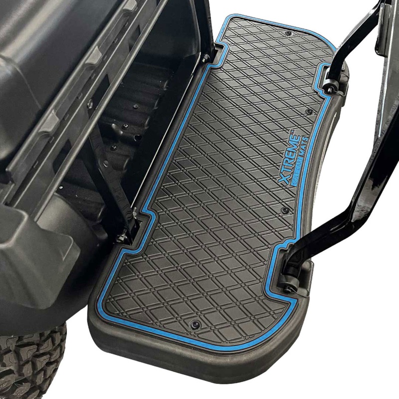 Xtreme Floor Mats for MadJax Genesis 250/300 Rear Seat Kits  Black/Bolt Blue PN# 03-221
