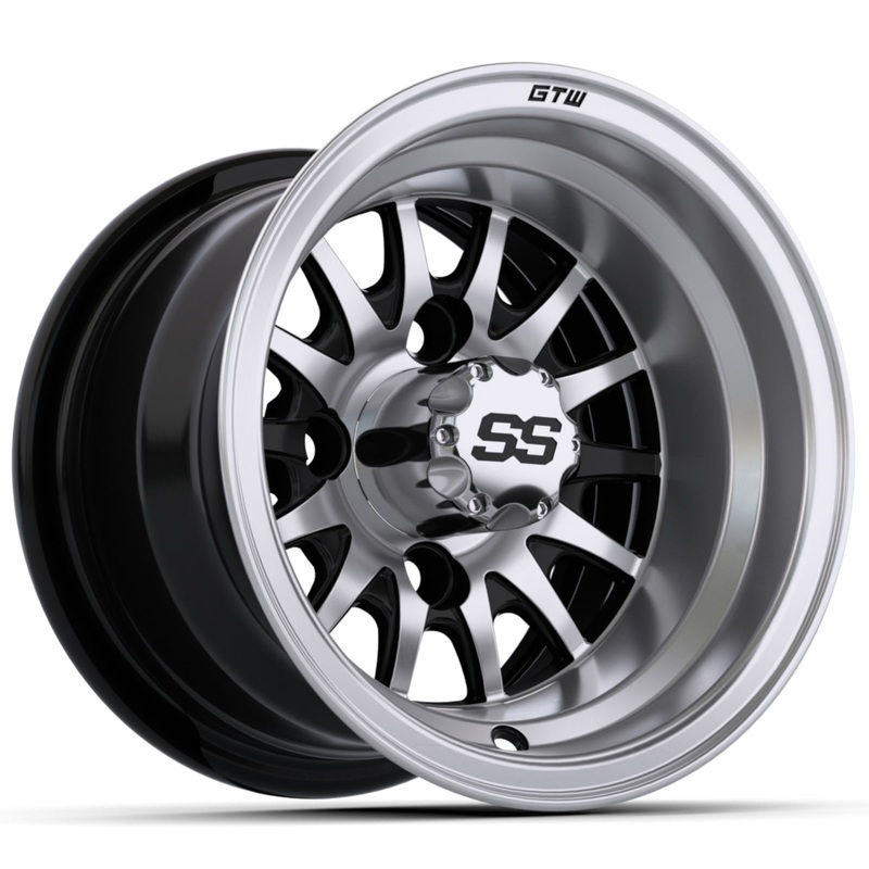 10 GTW Medusa Black with Machined Accents Wheel PN# 19-154