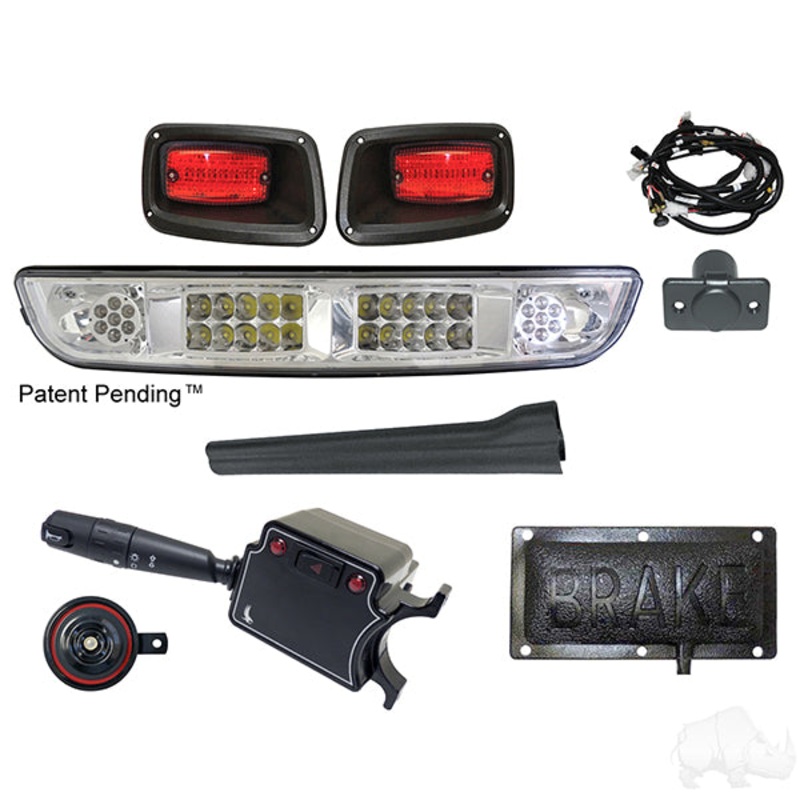 Build Your Own LED Light Bar Kit, E-Z-Go TXT 96-13 (Deluxe, Pedal Mount) PN# LGT-622LT3B1