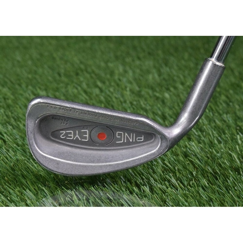 PING EYE 2 RED DOT 4 IRON W/ ZZ-LITE STIFF FLEX STEEL SHAFT, LEFT HANDED LH!!