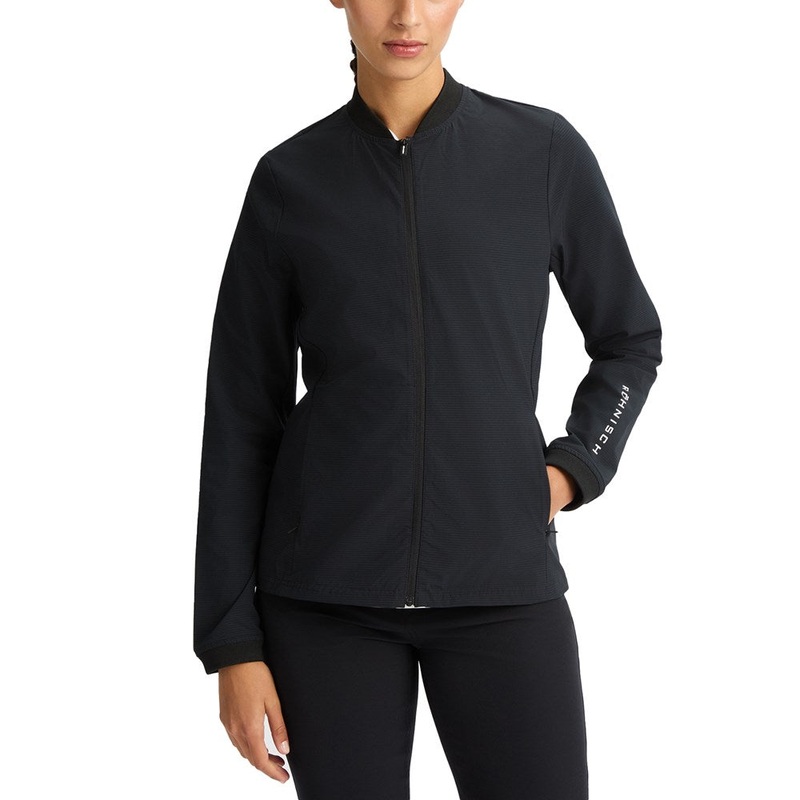 Rohnisch Women’s Stella Lightweight Golf Jacket – Black