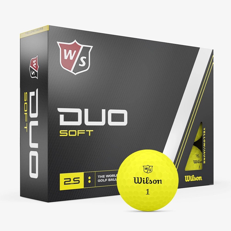 Wilson Duo Soft Golf Balls – Yellow – 2023 – Prior Generation