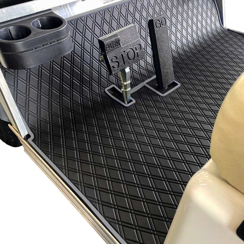Xtreme Floor Mats for Club Car DS (82-13) / Villager (82-18) – Black/Grey PN# 03-185