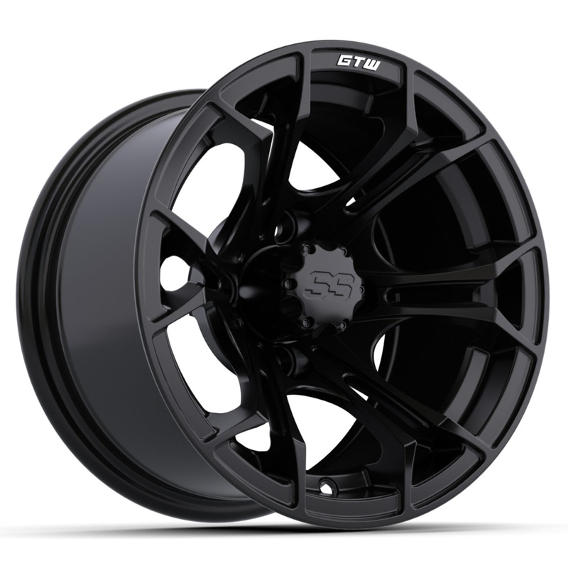 12 GTW Spyder Wheel  Matte Black PN# 19-246