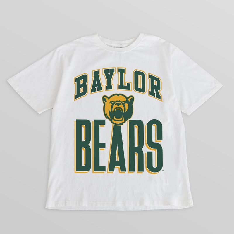 BAYLOR BEARS FIERCE FOCUS WASHED RELAXED FIT TEE