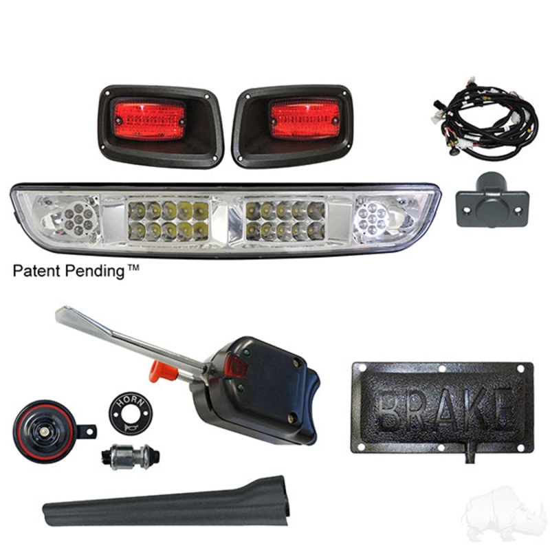 Build Your Own LED Light Bar Kit, E-Z-Go TXT 96-13 (Basic, Pedal Mount) PN# LGT-622LT1B1