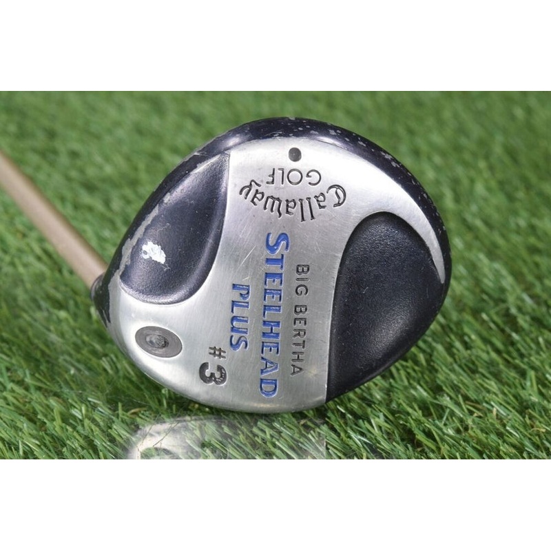 CALLAWAY GOLF BIG BERTHA STEELHEAD PLUS 3 WOOD GEMS WOMEN’S LADIES FLEX SHAFT